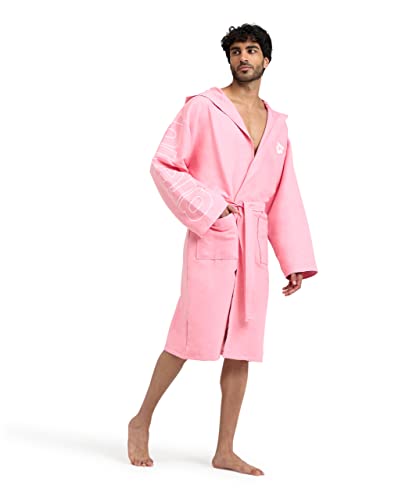 arena Zeal Plus Bademantel aus Mikrofaser für Damen und Herren, Mikrofaser-Bademantel mit Kapuze und Taschen, Schnelltrocknender Unisex-Bademantel, Angenehm und Leicht arena Zeal Plus Bademantel aus Mikrofaser für Damen und Herren, Mikrofaser-Bademantel mit Kapuze und Taschen, Schnelltrocknender Unisex-Bademantel, Angenehm und Leicht von ARENA