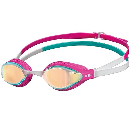 arena Airspeed Mirror Anti Beschlag Unisex Wettkampf Schwimmbrille für Erwachsene, Schwimmbrille mit Breiten Gläsern, UV-Schutz, 3 Austauschbaren Nasenstegen, Air-Seals Dichtungen arena Airspeed Mirror Anti Beschlag Unisex Wettkampf Schwimmbrille für Erwachsene, Schwimmbrille mit Breiten Gläsern, UV-Schutz, 3 Austauschbaren Nasenstegen, Air-Seals Dichtungen von ARENA