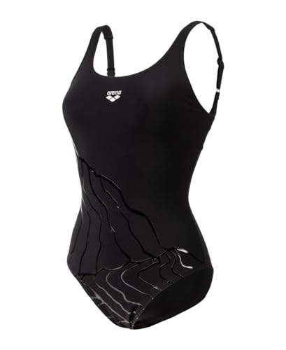 Arena Damen Women's Bodylift Luisa Wing Back One Piece Swimsuit, Schwarz, 38 EU Arena Damen Women's Bodylift Luisa Wing Back One Piece Swimsuit, Schwarz, 38 EU von ARENA