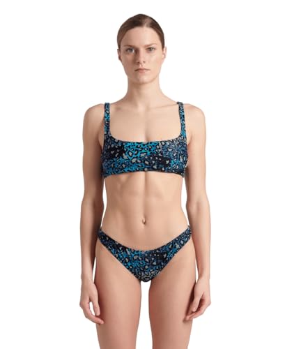 Arena Damen Women's Water Print Bralette Bikini, Animalier, S EU von ARENA