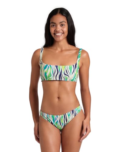 Arena Damen Women's Water Print Bralette Bikini, Zebra, L EU von ARENA