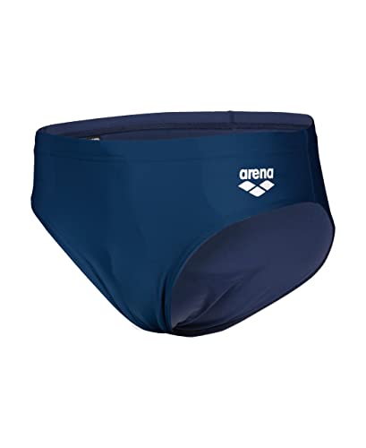 Arena Dynamo Junior R Jungen Pool und Strand Badeslip, schnell trocknende Jungen Schwimmhose, chlor- und salzresistentes MaxFit Eco-Gewebe, UV 50+ Schutz, Kinder Badehose mit gefütterter Vorderseite von ARENA