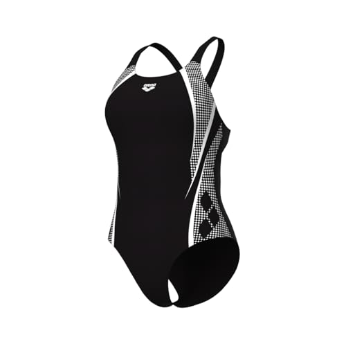Arena Damen Women's Pro Back Graphic One Piece Swimsuit, Black-White, 38 EU Arena Damen Women's Pro Back Graphic One Piece Swimsuit, Black-White, 38 EU von ARENA