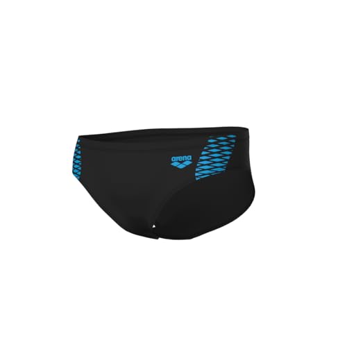 Arena Herren Mens Openings Swim Briefs, Black-Turquoise, 8 EU Arena Herren Mens Openings Swim Briefs, Black-Turquoise, 8 EU von ARENA