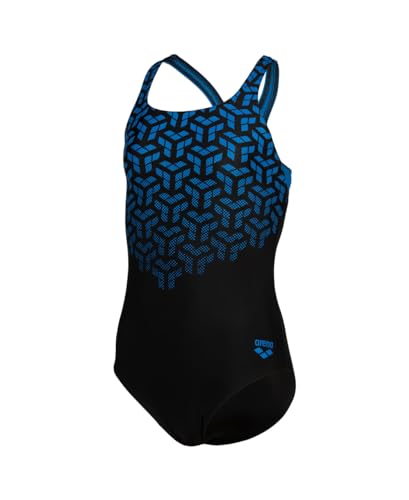 Arena Mädchen Girl's Kikko V Pro Back One Piece Swimsuit, Black-Blue China, 140 EU von ARENA