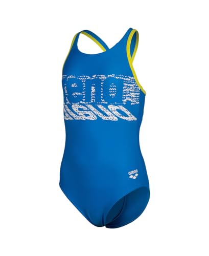 Arena Mädchen Girl's Shaking V Back One Piece Swimsuit, Blue China-Soft Green, 116 EU Arena Mädchen Girl's Shaking V Back One Piece Swimsuit, Blue China-Soft Green, 116 EU von ARENA
