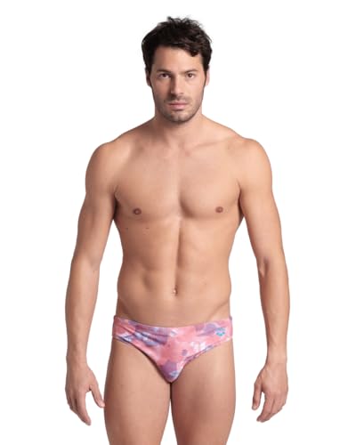 Arena Herren Mens Allover Swim Briefs, Calypso Coral Multi, 46 EU von ARENA