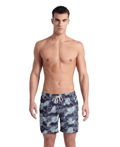 Arena Herren Mens Water Prints Beach Boxer Ao Swim Trunks, Asphalt-Multi, M EU Arena Herren Mens Water Prints Beach Boxer Ao Swim Trunks, Asphalt-Multi, M EU von ARENA