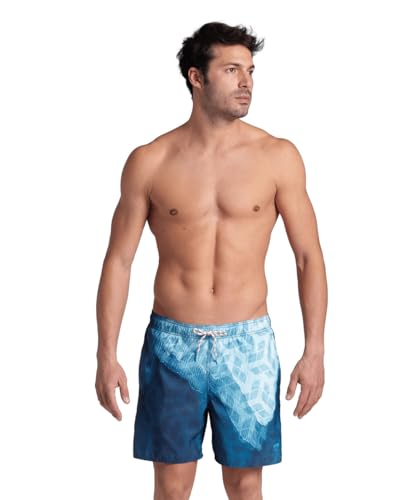 Arena Herren Mens Water Prints Beach Boxer Swim Trunks, White-Water-Monogram, XL EU Arena Herren Mens Water Prints Beach Boxer Swim Trunks, White-Water-Monogram, XL EU von ARENA