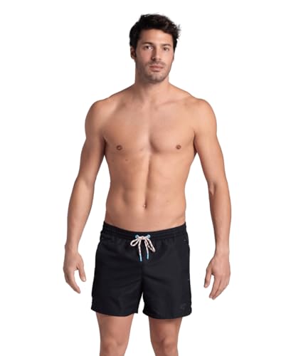 Arena Herren Mens Pro_File Beach Short Logo Swim Trunks, Black-Asphalt, L EU von ARENA