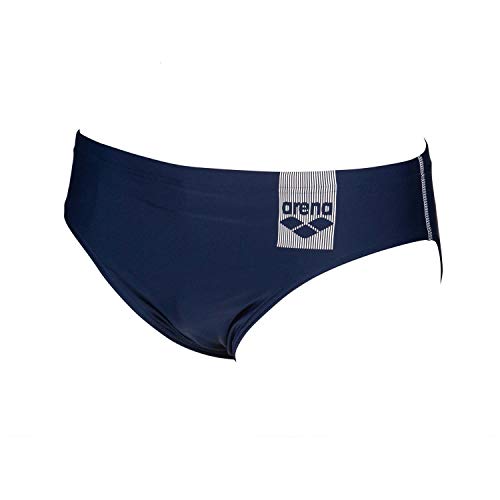 Arena Herren Slip Badehose Basics, Navy-White, 5 von ARENA