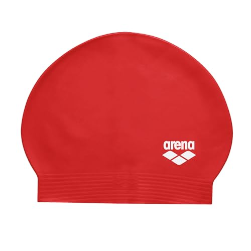 Arena Herren Soft Latex Badekappe, Red-White, Einheitsgröße Arena Herren Soft Latex Badekappe, Red-White, Einheitsgröße von ARENA