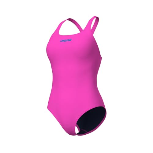 arena Solid Swim Pro Team Damen-Badeanzug, Schnelltrocknender, Sportlicher Schwimmanzug aus MaxLife Eco-Gewebe mit Maximaler Chlorbeständigkeit und UPF 50+ UV-Schutz von ARENA