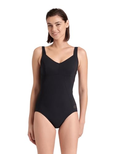 Arena Damen Vertigo Low Cup R One Piece Swimsuit, Schwarz, 48 EU von ARENA