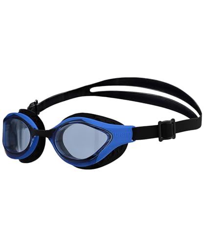 arena Air-Bold Swipe Unisex-Schwimmbrille für Erwachsene, Taucherbrille mit Breiten Gläsern, Swipe Anti-Beschlag-Technologie, UV-Schutz, Verstellbarer Riemen, Air Seals, Blau arena Air-Bold Swipe Unisex-Schwimmbrille für Erwachsene, Taucherbrille mit Breiten Gläsern, Swipe Anti-Beschlag-Technologie, UV-Schutz, Verstellbarer Riemen, Air Seals, Blau von ARENA