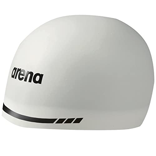 Arena Uni – Erwachsene 3D Soft USA Racing Swim Cap Badekappe, Weiss/opulenter Garten, Medium Arena Uni – Erwachsene 3D Soft USA Racing Swim Cap Badekappe, Weiss/opulenter Garten, Medium von ARENA