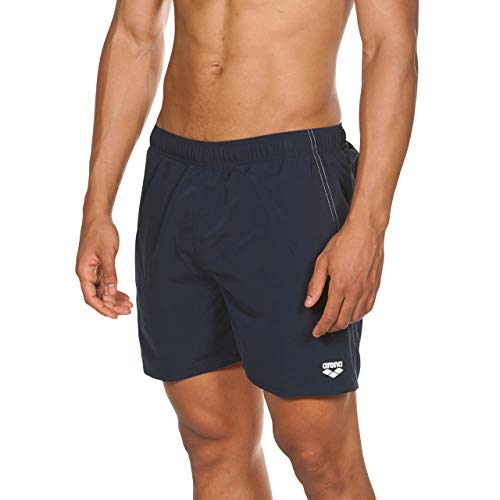 ARENA Herren Fundamentals Boxer Short Swim Trunks Swimsuit Badehose, Blau (Navy / Weiß), L EU ARENA Herren Fundamentals Boxer Short Swim Trunks Swimsuit Badehose, Blau (Navy / Weiß), L EU von ARENA