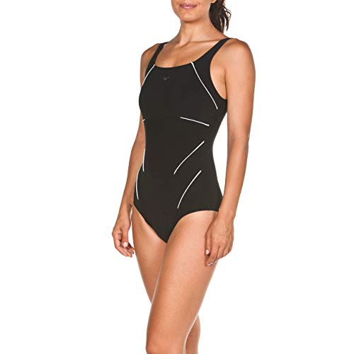 arena Jewel Low R Einteiliger Badeanzug Damen C Cup, Bodylift Shaping Badeanzug, Power Mesh Technologie, Chlorresistentes Sensitive Fabrics arena Gewebe von ARENA