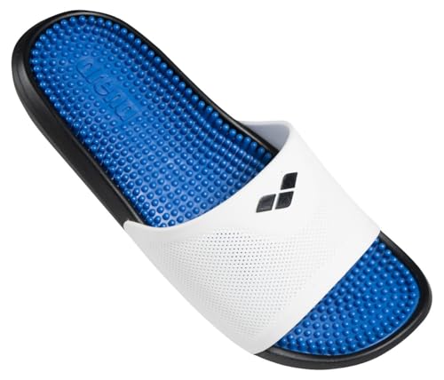 arena Marco Unisex Badesandalen für Damen und Herren, Badelatschen für Meer und Schwimmbad, Sandalen mit Weicher, Massierender Sohle und Optimalem Grip auf Nassen Oberflächen arena Marco Unisex Badesandalen für Damen und Herren, Badelatschen für Meer und Schwimmbad, Sandalen mit Weicher, Massierender Sohle und Optimalem Grip auf Nassen Oberflächen von ARENA