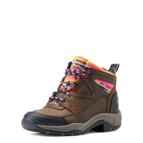 ARIAT Damen Geländestiefel Wanderstiefel, Canyon Tan/Cheetah Serape, 7 von ARIAT