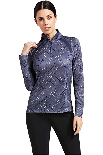 ARIAT Damen-Sunstopper 2.0 1/4 Zip Baselayer 10030429 - Char Bit Womens Size - XS ARIAT Damen-Sunstopper 2.0 1/4 Zip Baselayer 10030429 - Char Bit Womens Size - XS von ARIAT