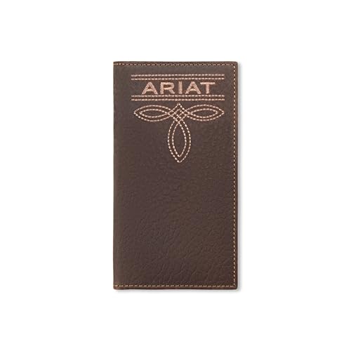 ARIAT Men's Bug Stitch Rodeo Wallet with Embossed Patch von ARIAT