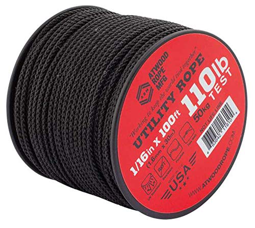 Atwood Rope Utility Cord 1,6 mm - 30 m, Schwarz Atwood Rope Utility Cord 1,6 mm - 30 m, Schwarz von ARM