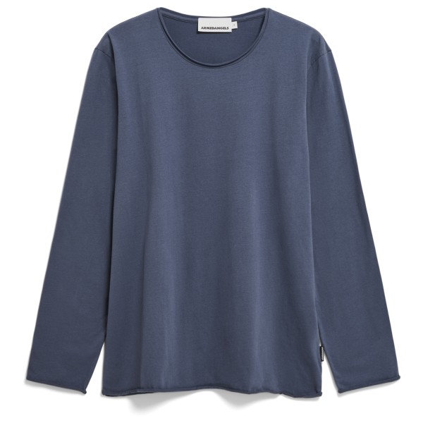 ARMEDANGELS - Maarkos L/S Brushed - Longsleeve Gr M blau von ARMEDANGELS