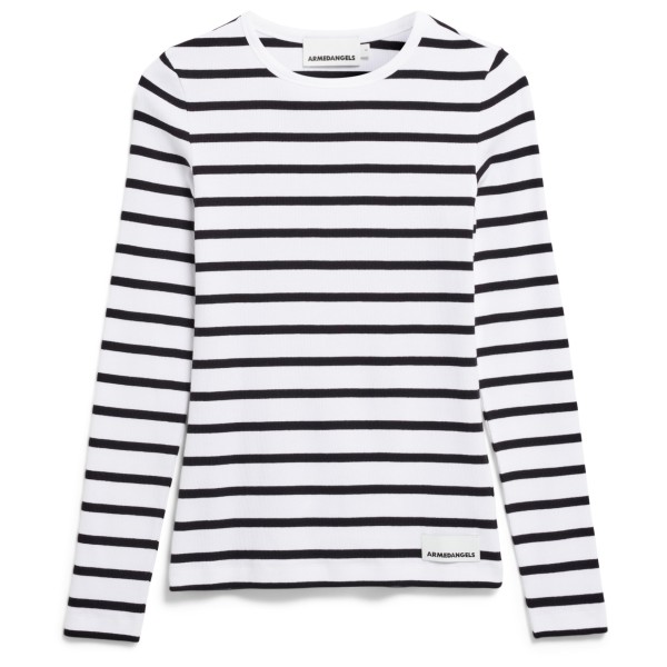 ARMEDANGELS - Women's Maywaa Stripes - Longsleeve Gr XL weiß von ARMEDANGELS