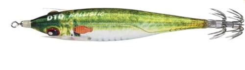 DTD BALLISTIC REAL FISCH Kunstköder für Tintenfische Tintenfisch für wirtschaftliche Angelruten Totanare x Tintenfisch 2 Körbe Farbe: Grün von ARMERIAONLINE SINCE 1999