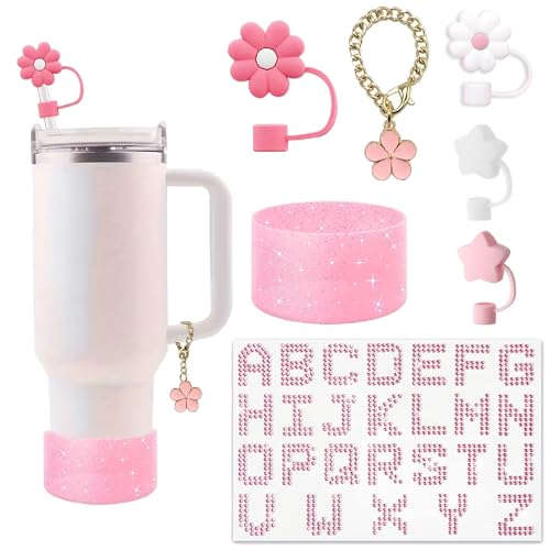 ARROMI 7 Stück Stanley Zubehör, Stanley Accessories, Zubehör Stanley Cup, Stanley Cup Zubehör, Siliocne Stanley Cup Stiefel, Wiederverwendbare Accessories für Stanley Becher Quencher ARROMI 7 Stück Stanley Zubehör, Stanley Accessories, Zubehör Stanley Cup, Stanley Cup Zubehör, Siliocne Stanley Cup Stiefel, Wiederverwendbare Accessories für Stanley Becher Quencher von ARROMI