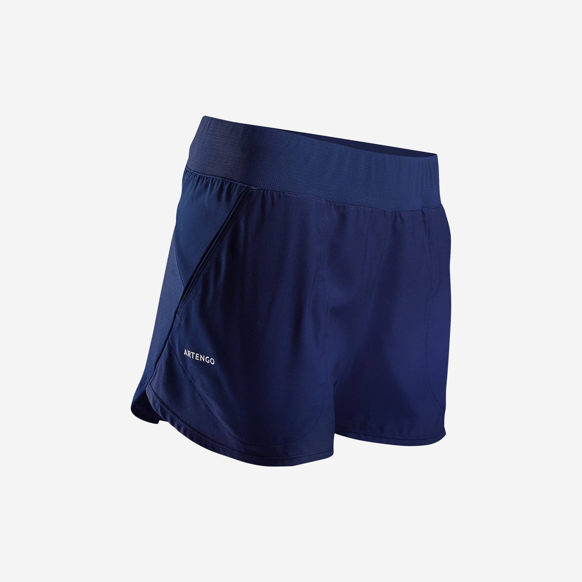 Damen Tennis Shorts - Dry 500 Soft blau von ARTENGO