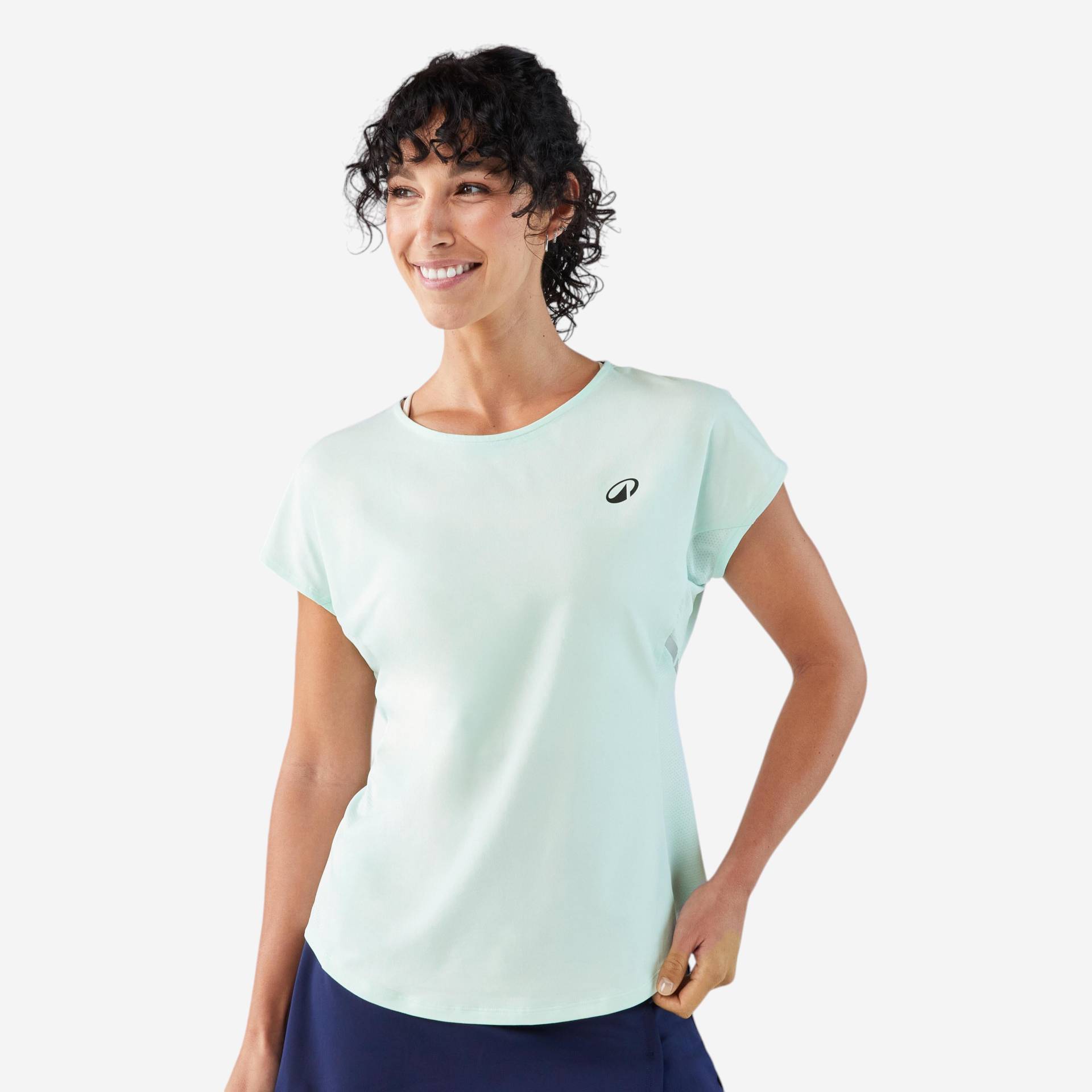 Damen Tennis T-Shirt - TTS Dry F Rundhals hellgrün Damen Tennis T-Shirt - TTS Dry F Rundhals hellgrün von ARTENGO