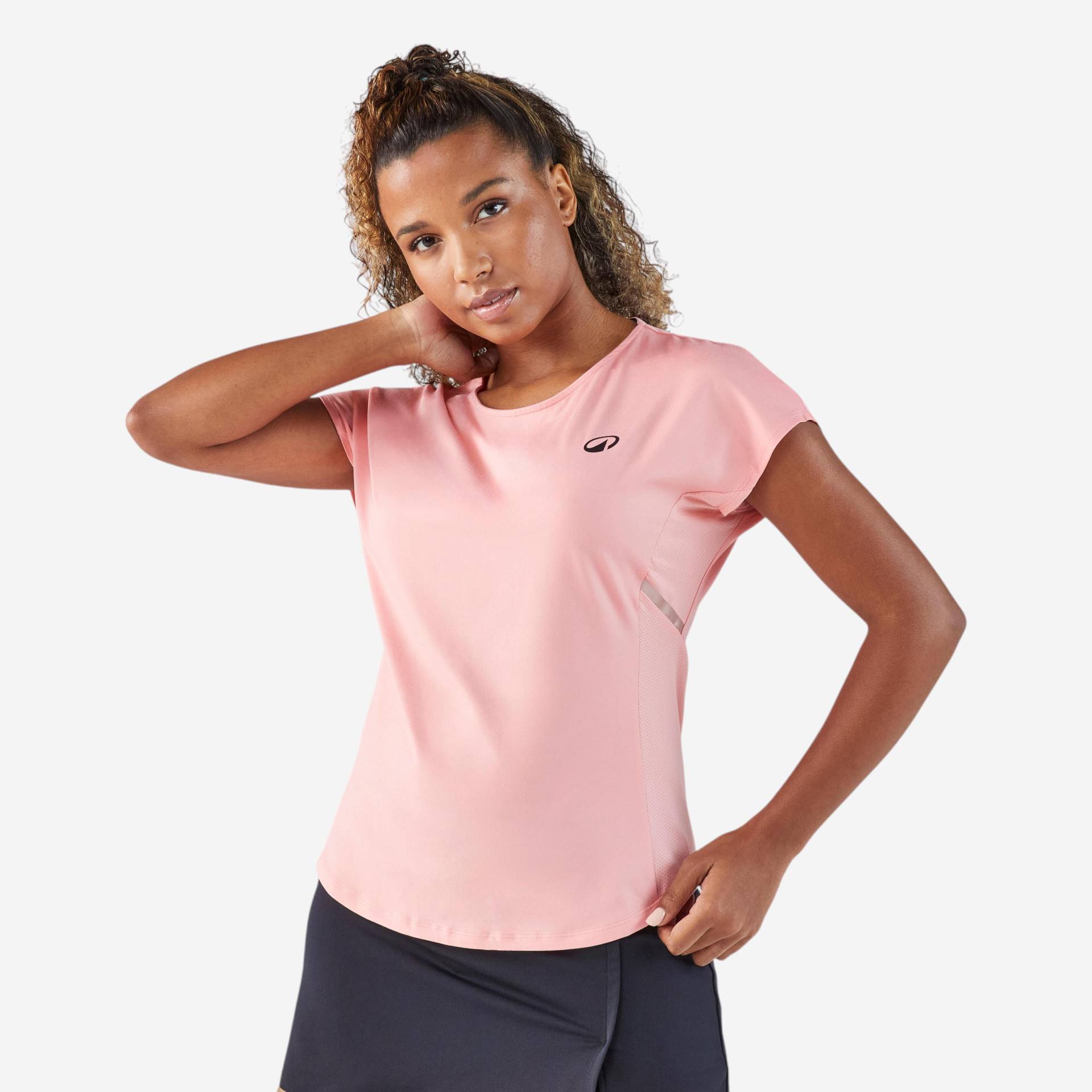 Damen Tennis T-Shirt - TTS Dry F Rundhals rosa Damen Tennis T-Shirt - TTS Dry F Rundhals rosa von ARTENGO