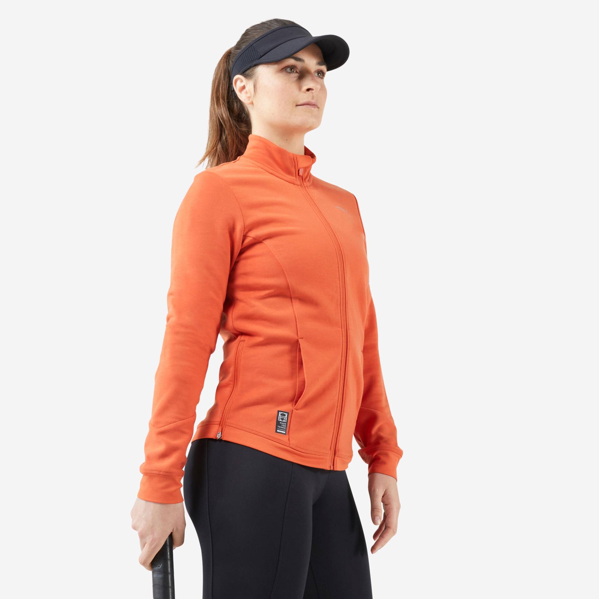 Damen Tennisjacke - Dry Soft 900 orange von ARTENGO
