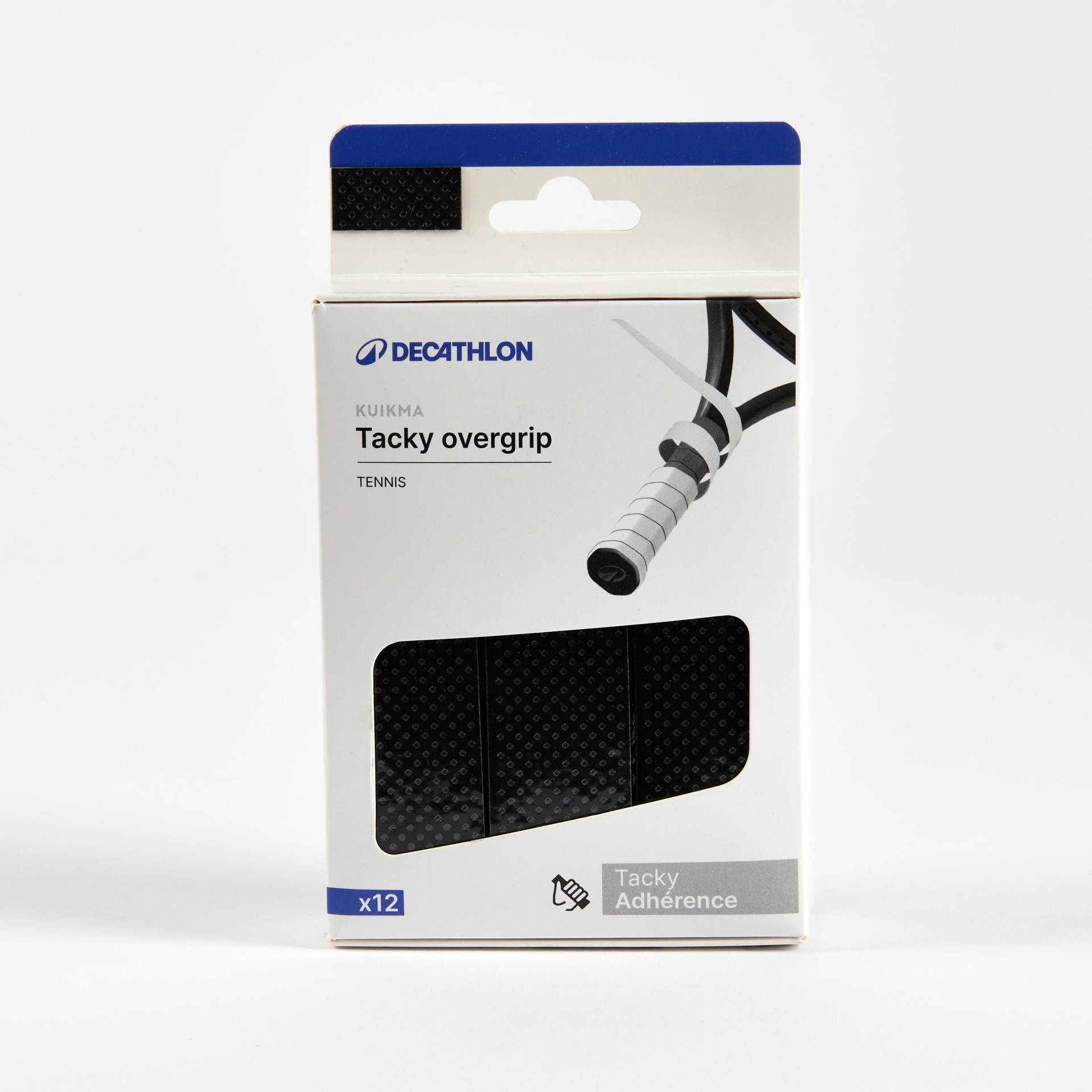 Griffband Tennis Tacky Overgrip 12er-Pack schwarz Griffband Tennis Tacky Overgrip 12er-Pack schwarz von ARTENGO