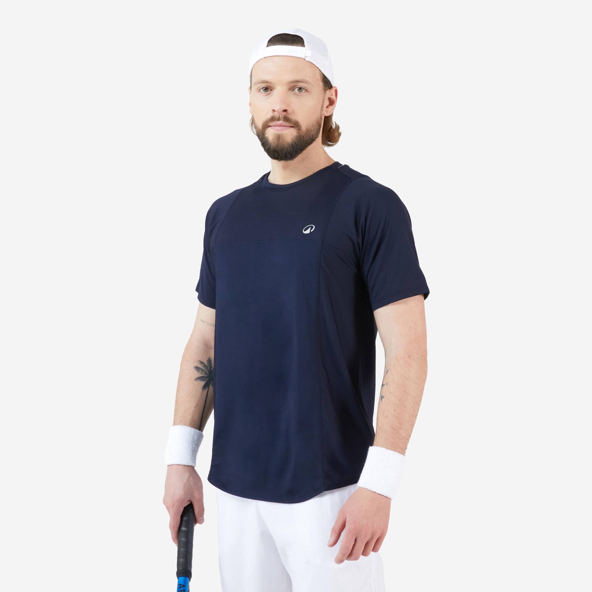 Herren Tennis T-Shirt - DRY Gaël Monfils marineblau Herren Tennis T-Shirt - DRY Gaël Monfils marineblau von KUIKMA