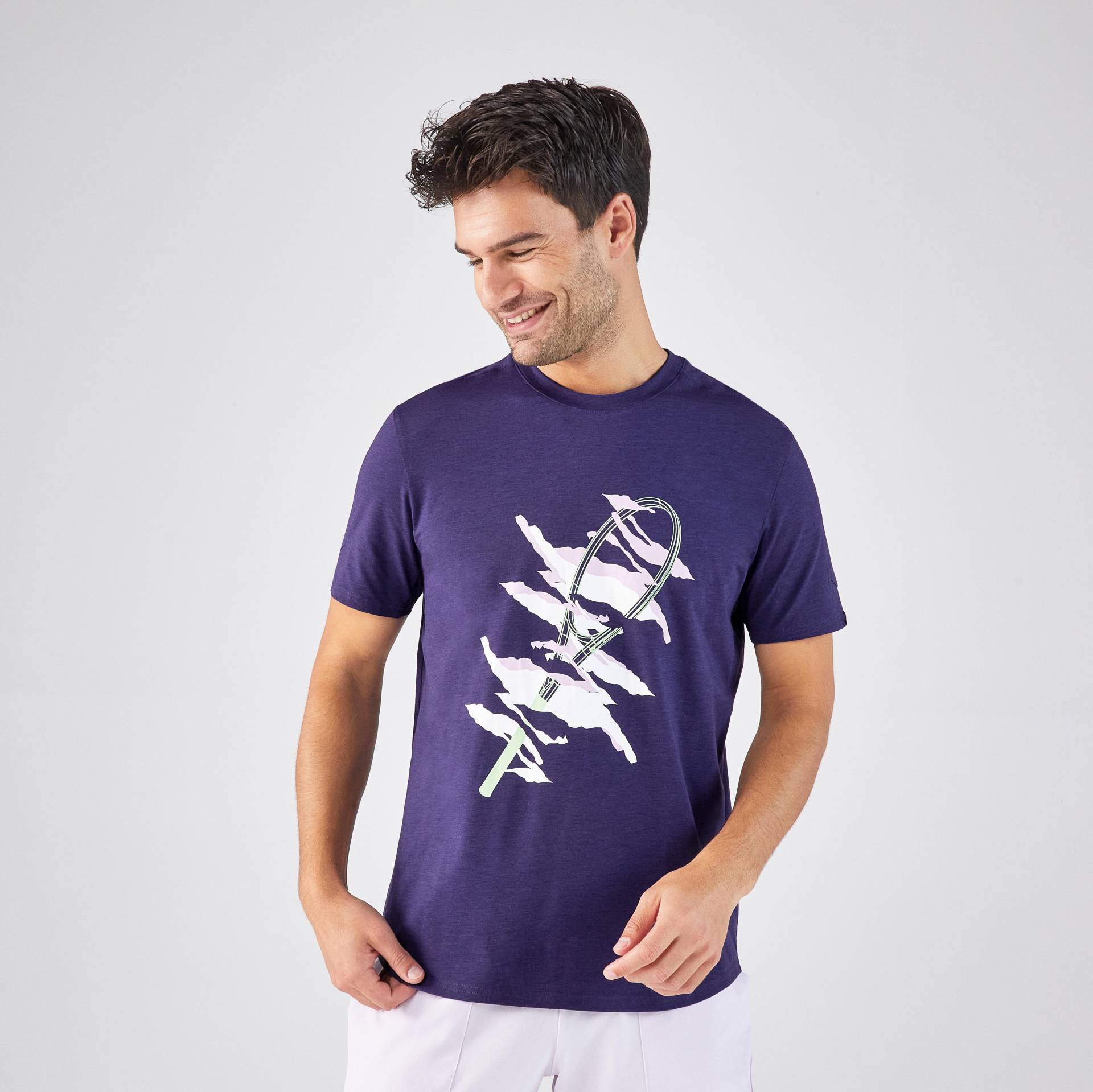 Herren Tennis T-Shirt - TTS Soft violett von ARTENGO