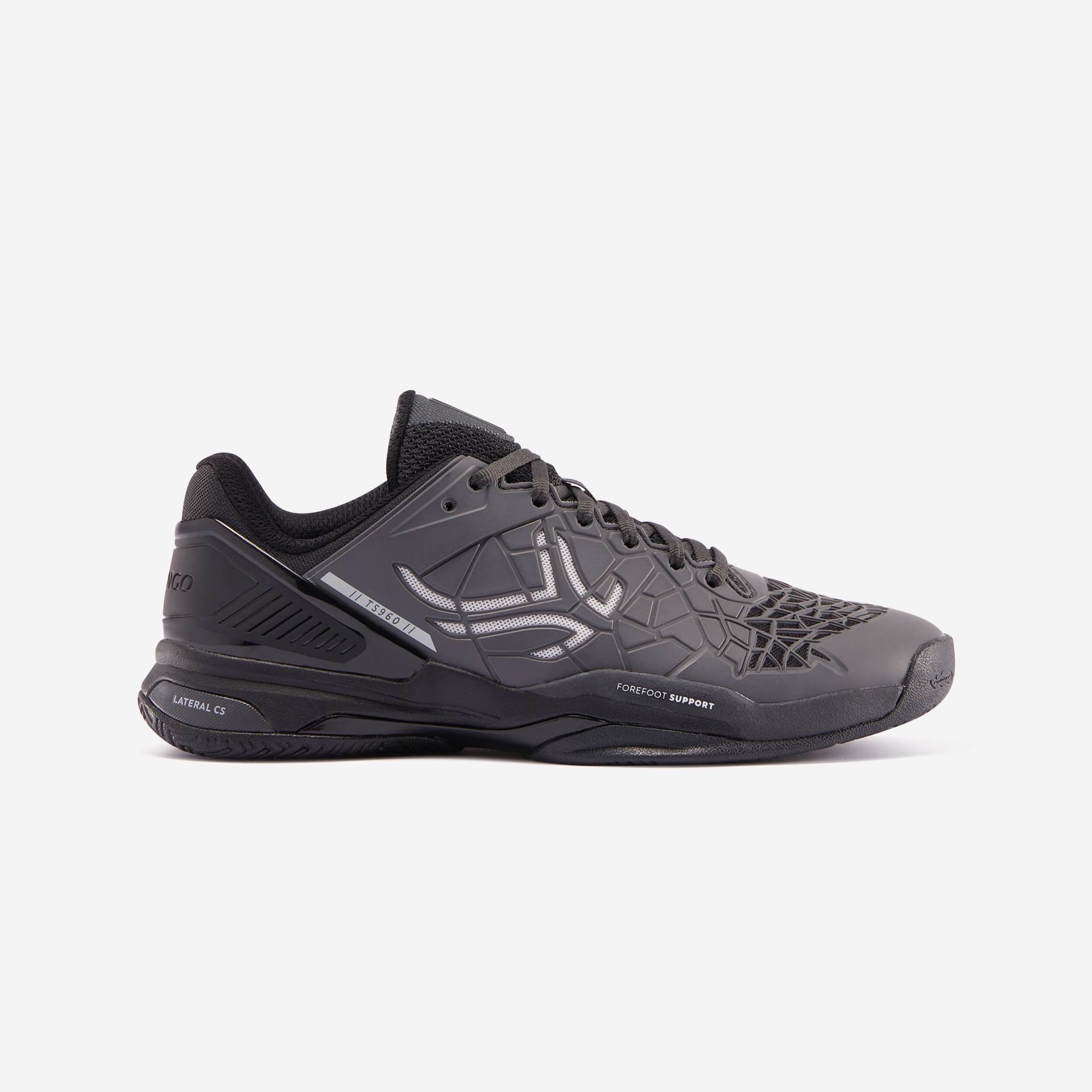 Herren Tennisschuhe - Strong Pro Multicourt grau/schwarz Herren Tennisschuhe - Strong Pro Multicourt grau/schwarz von ARTENGO