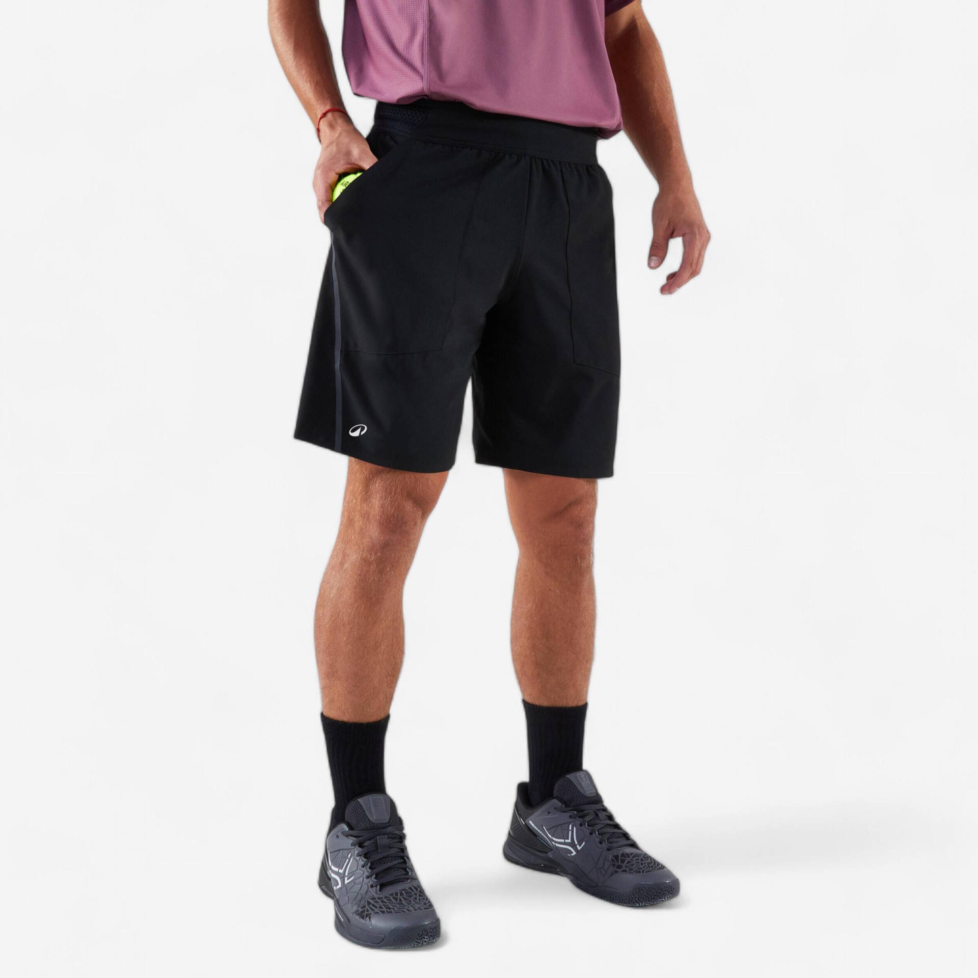 Herren Tennisshorts atmungsaktiv - Artengo Dry+ schwarz Gaël Monfils Herren Tennisshorts atmungsaktiv - Artengo Dry+ schwarz Gaël Monfils von ARTENGO
