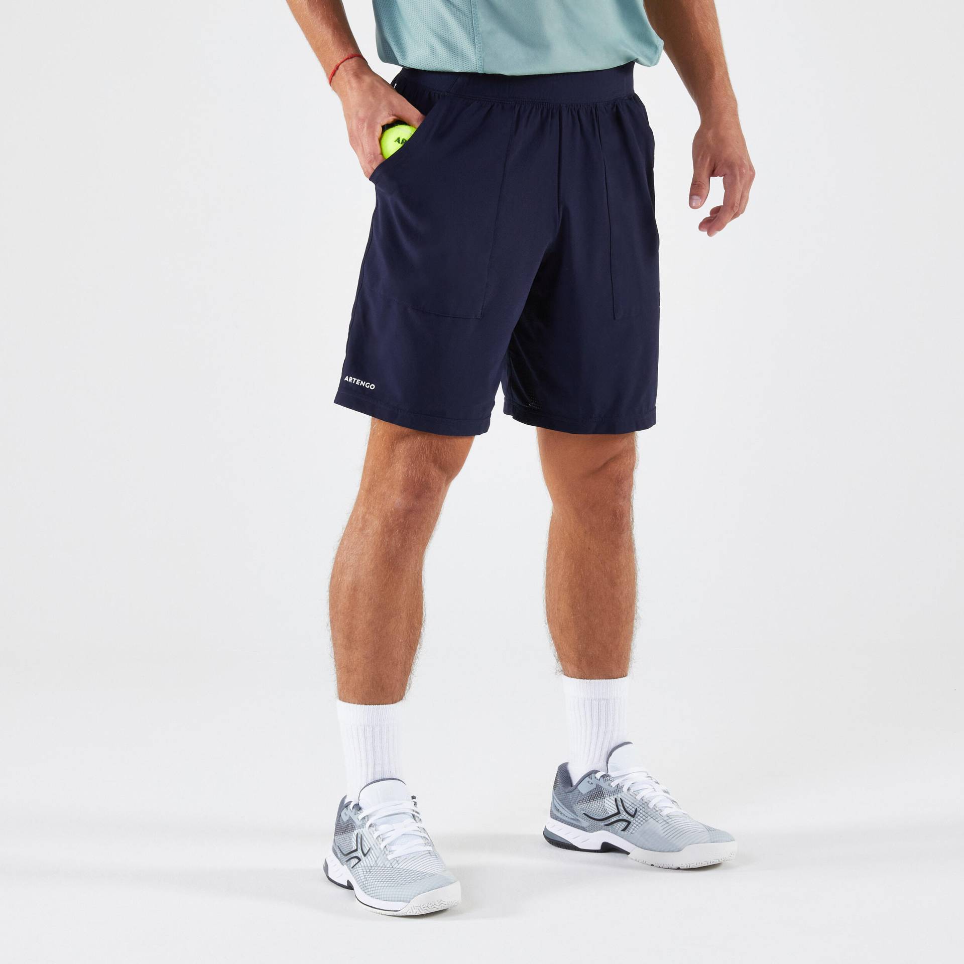 Herren Tennisshorts atmungsaktiv - Artengo Dry blau von ARTENGO