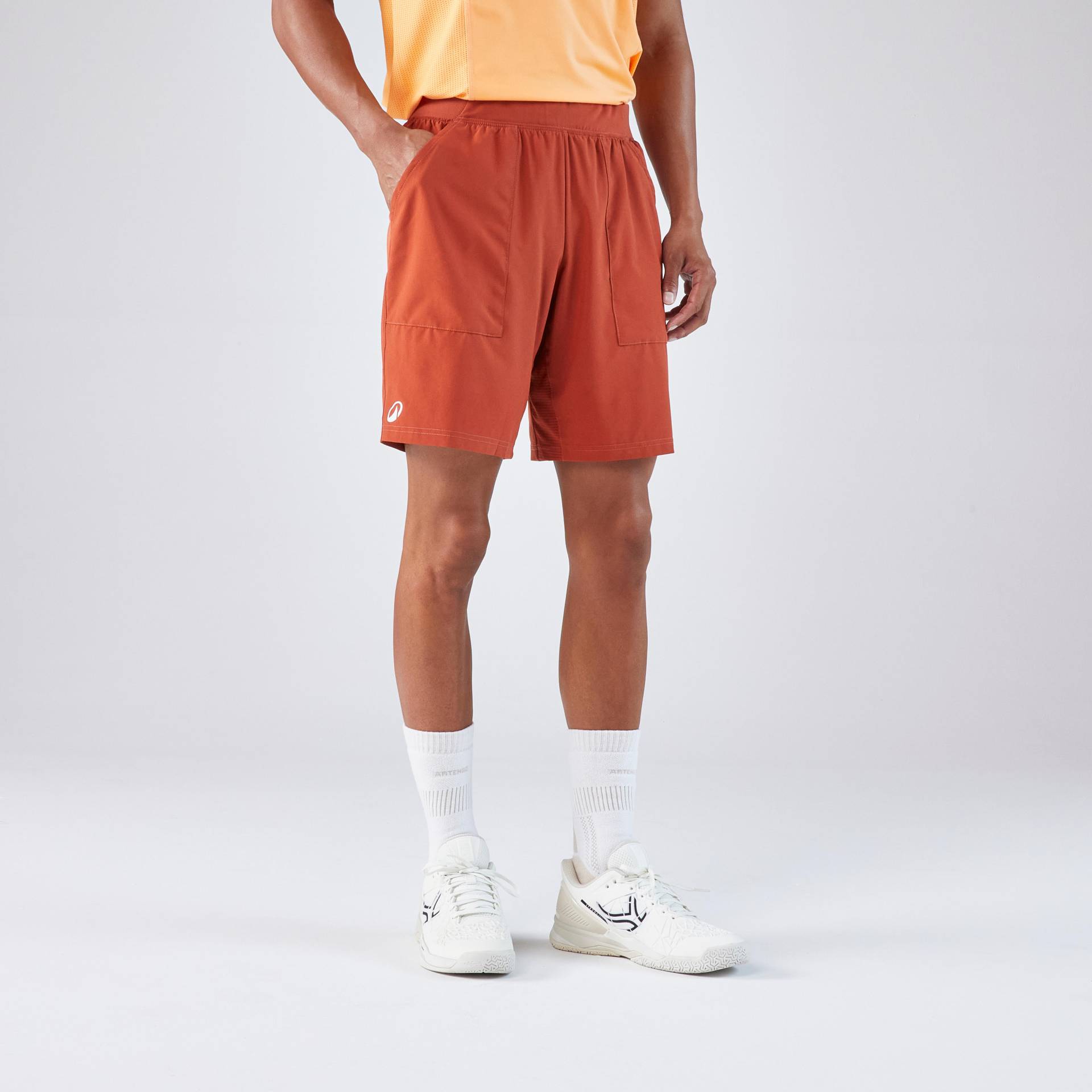 Herren Tennisshorts atmungsaktiv - Kuikma Dry braun Herren Tennisshorts atmungsaktiv - Kuikma Dry braun von KUIKMA