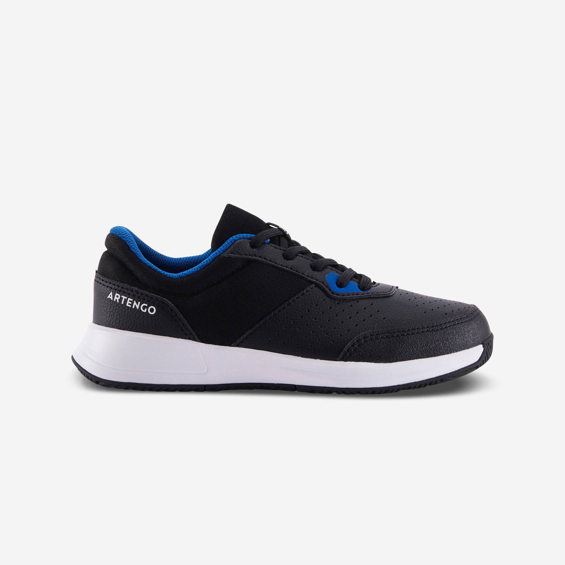 Kinder Tennisschuhe - Essentiel Turnschuhe schwarz/blau von ARTENGO