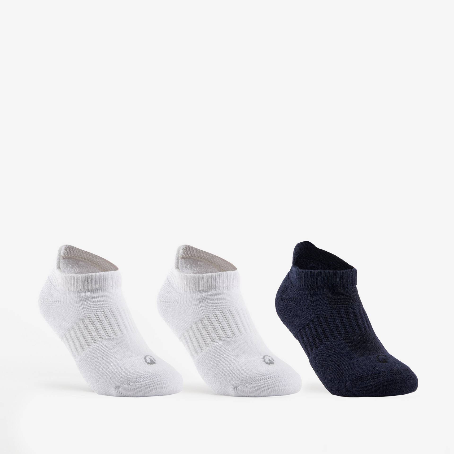 Kinder Tennissocken Baumwolle Low 3er-Pack - RS 500 schwarz/grau Kinder Tennissocken Baumwolle Low 3er-Pack - RS 500 schwarz/grau von Decathlon