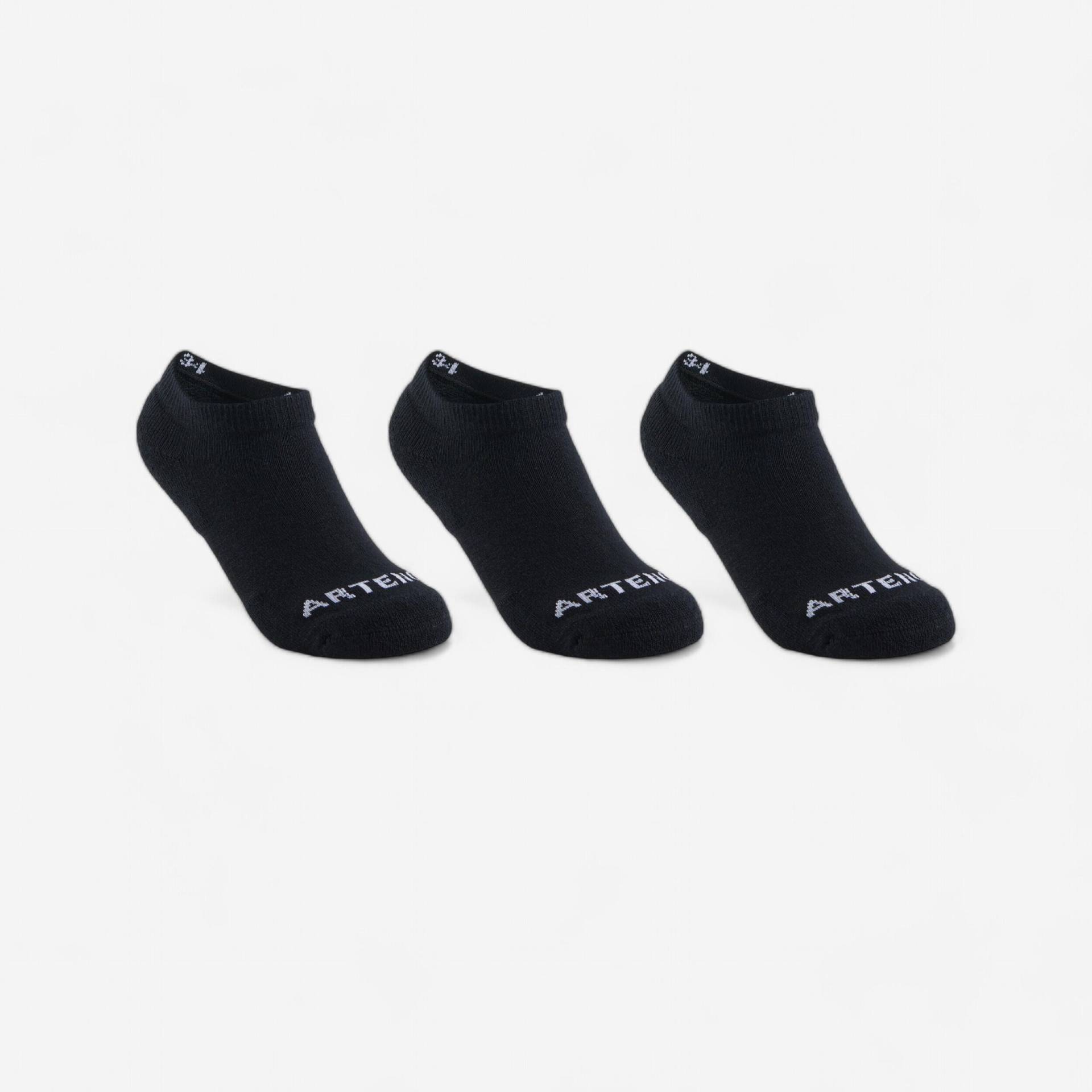 Kinder Tennissocken Low 3er-Pack - RS 100 schwarz Kinder Tennissocken Low 3er-Pack - RS 100 schwarz von ARTENGO