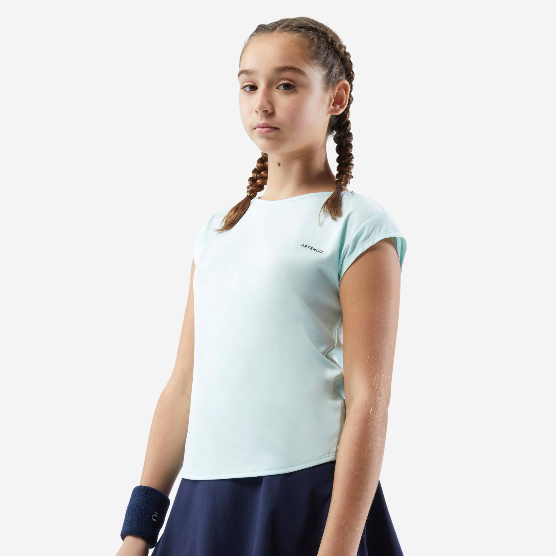 Mädchen Tennis T-Shirt - TTS Soft grün Mädchen Tennis T-Shirt - TTS Soft grün von ARTENGO