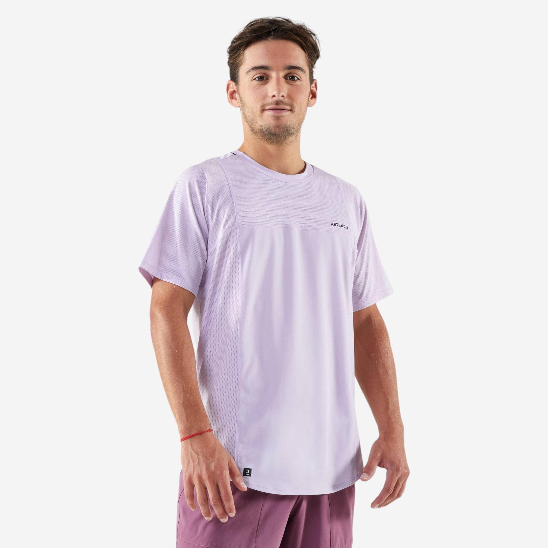 Tennis T-Shirt Herren - DRY Gaël Monfils lila von ARTENGO