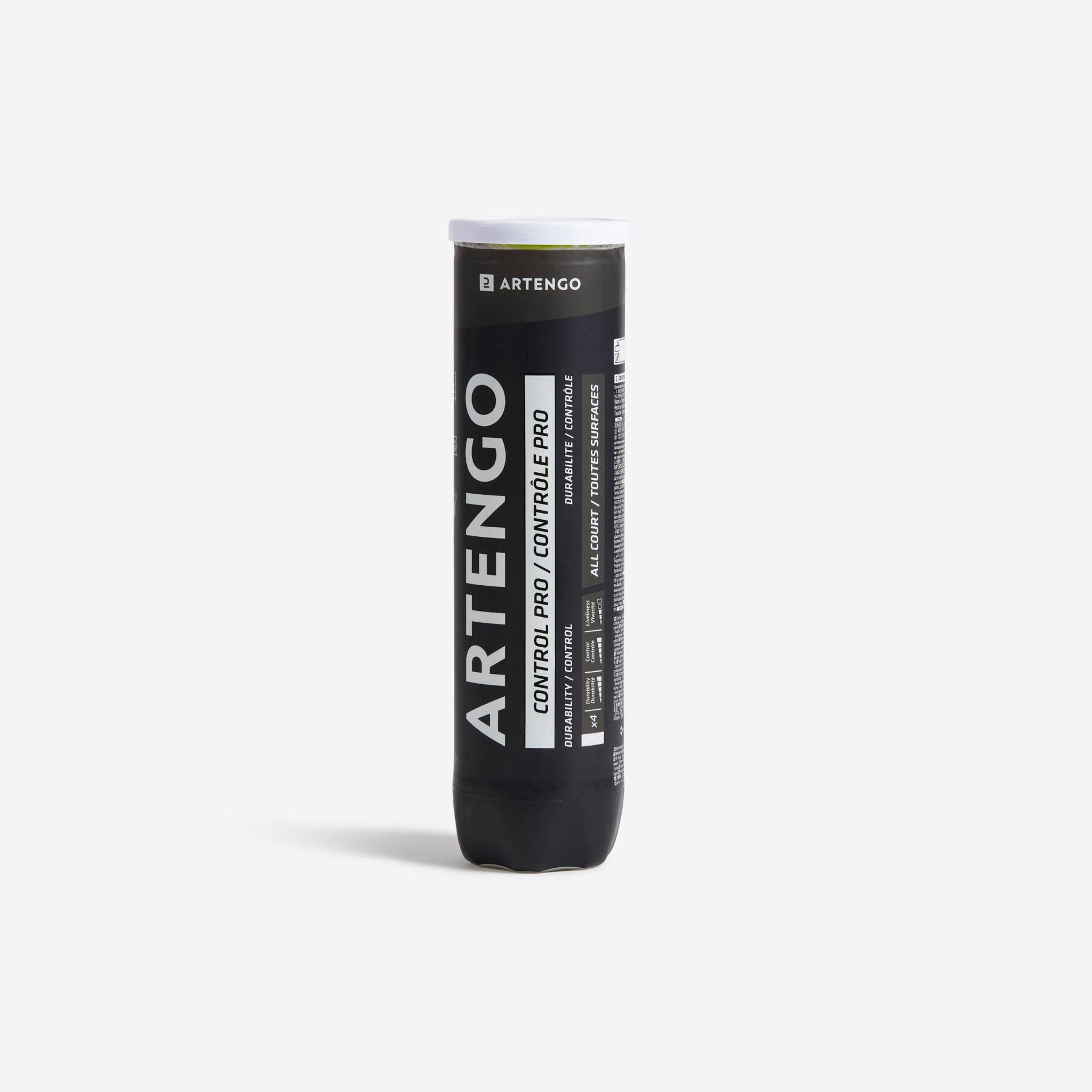 Tennisbälle Control Pro - 4er-Dose gelb Tennisbälle Control Pro - 4er-Dose gelb von ARTENGO
