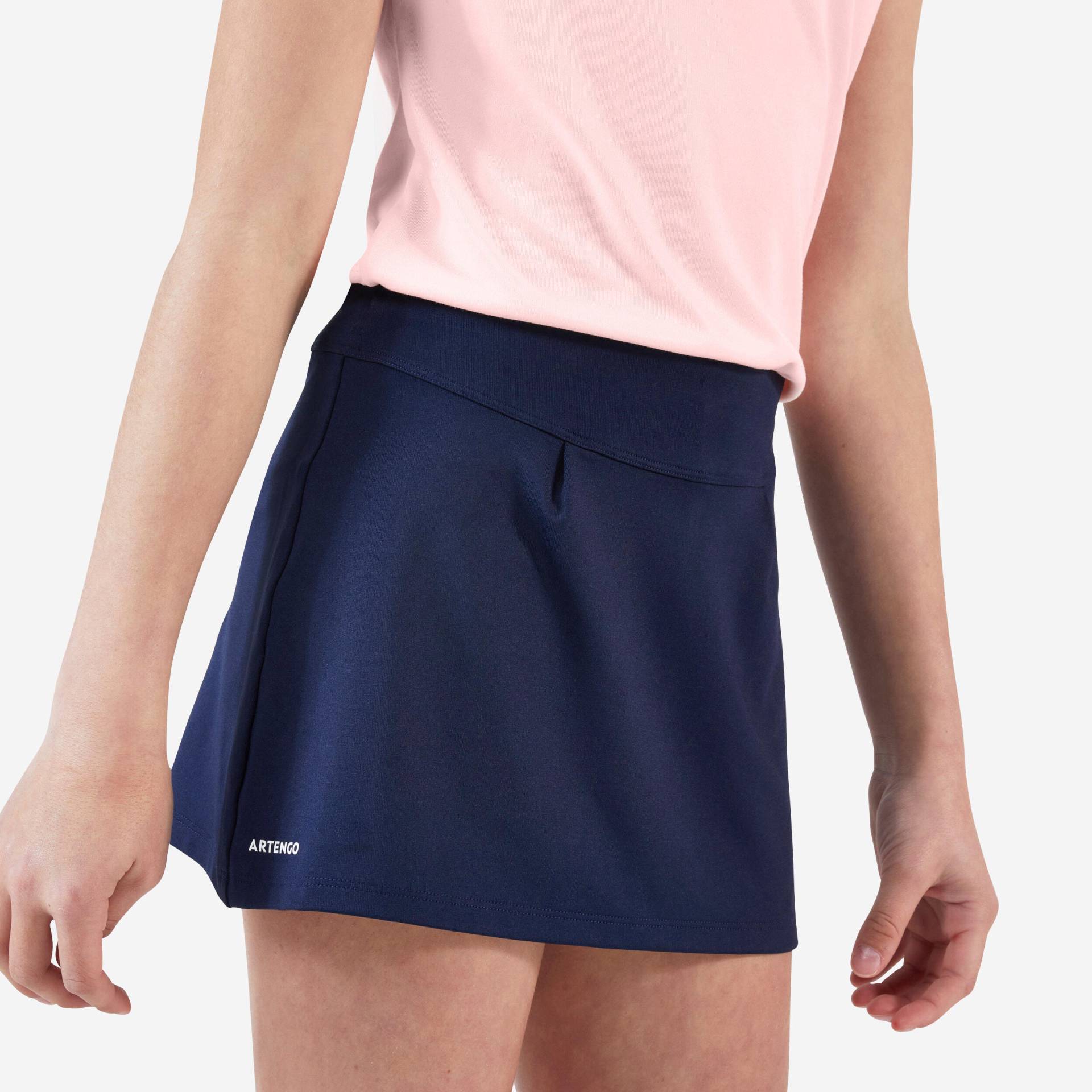 Tennisrock Mädchen TSK100 marineblau Tennisrock Mädchen TSK100 marineblau von ARTENGO