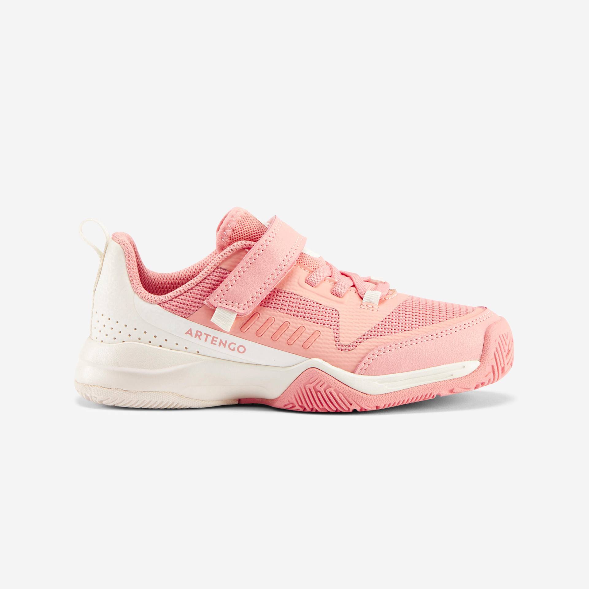Tennisschuhe Kinder TS500 Fast KD Scratch Pinkfire Turnschuhe Klettverschluss Tennisschuhe Kinder TS500 Fast KD Scratch Pinkfire Turnschuhe Klettverschluss von ARTENGO